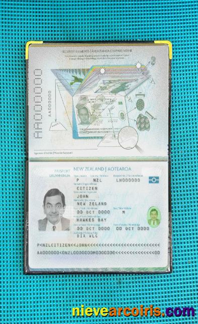 New Zealand passport (2005-present) photolook